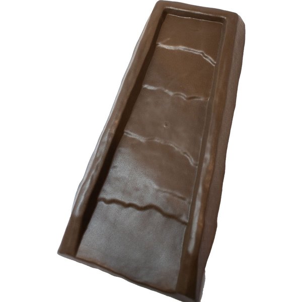 Yard King 11 1/2"W x 24 1/2"D x 2"H  Splashblock, Chocolate, 2PK YK30924